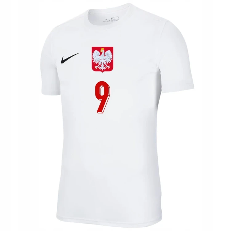 Nike komplet POLSKA Polski męski + nadruk S piłkarski Lewandowski