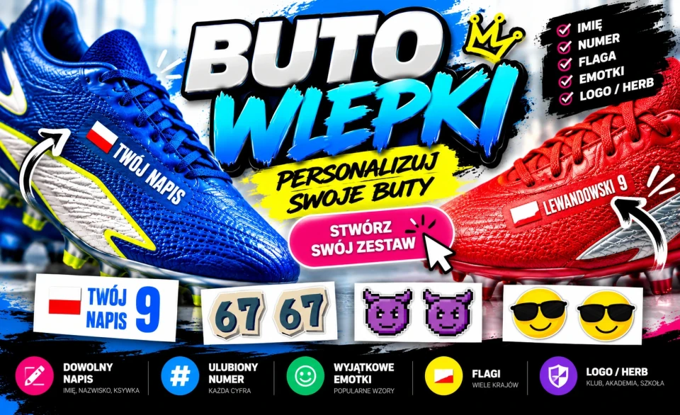 Sprzedaż kompletów piłkarskich i koszulek dla drużyn sportowych, szkół oraz organizacji pożytku publicznego. Personalizowane zestawy sportowe wysokiej jakości, idealne dla zespołów i wydarzeń sportowych.